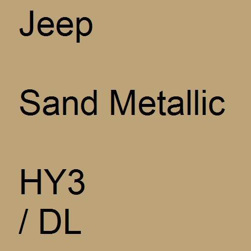 Jeep, Sand Metallic, HY3 / DL.